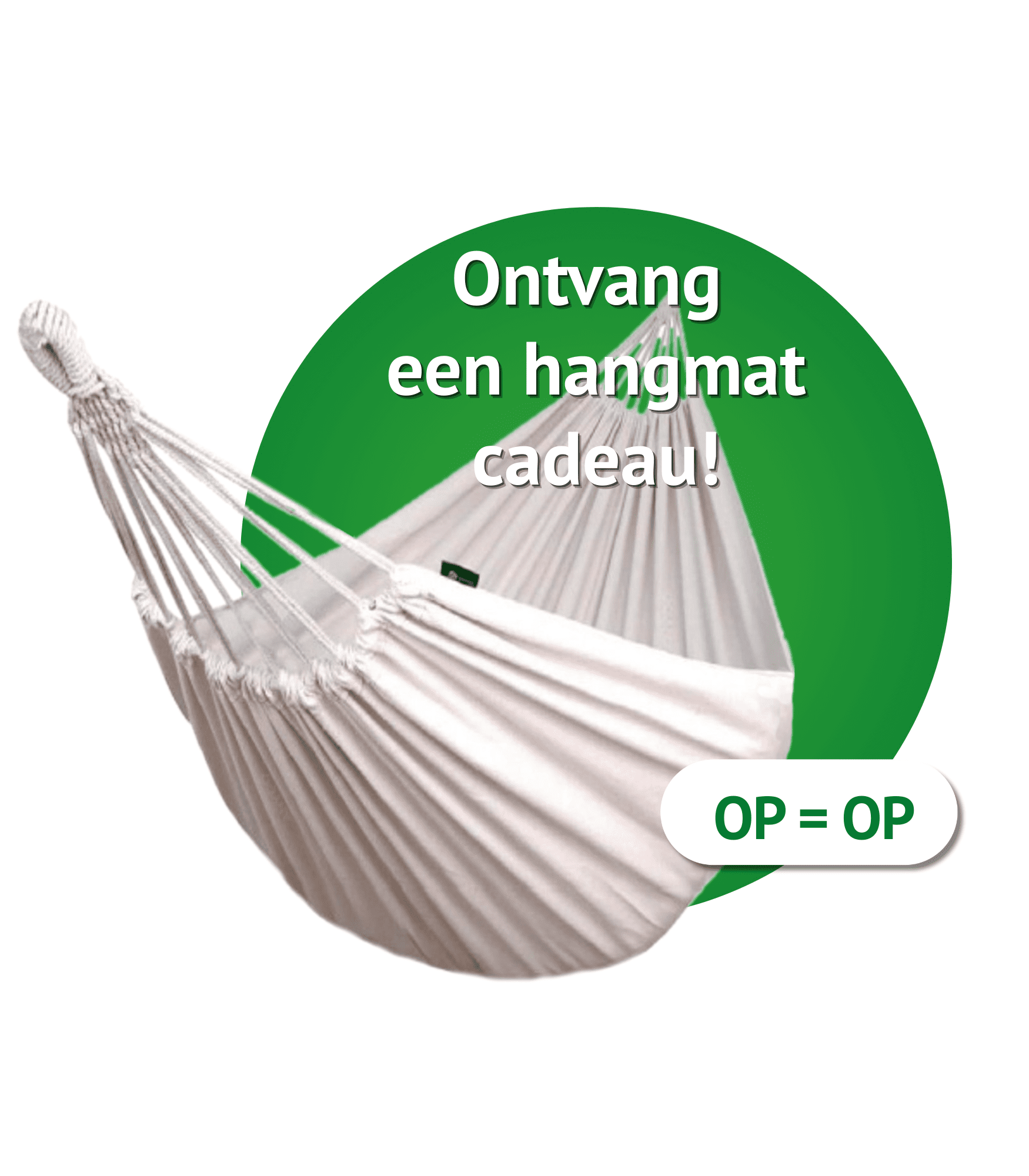 Cadeau camperservice hangmat